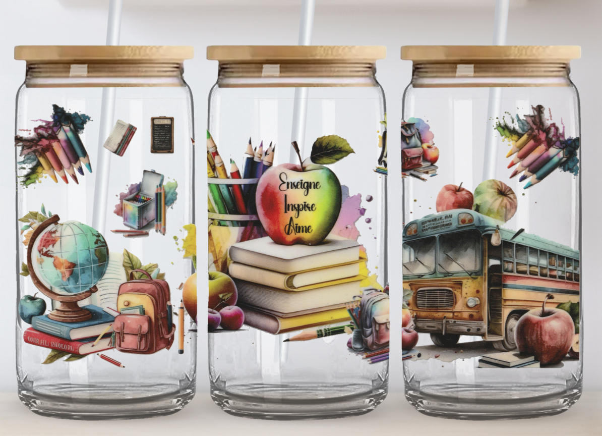 Verre Enseigne, Inspire, Aime