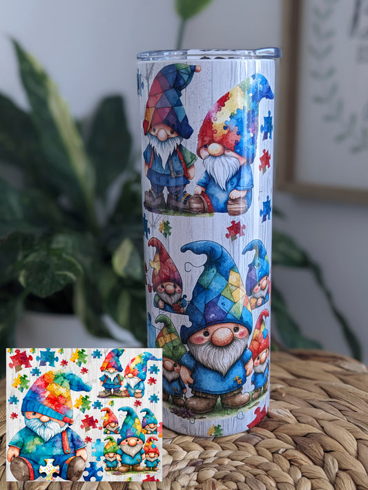 Gobelet 20 oz Gnome/ Autisme PÀP