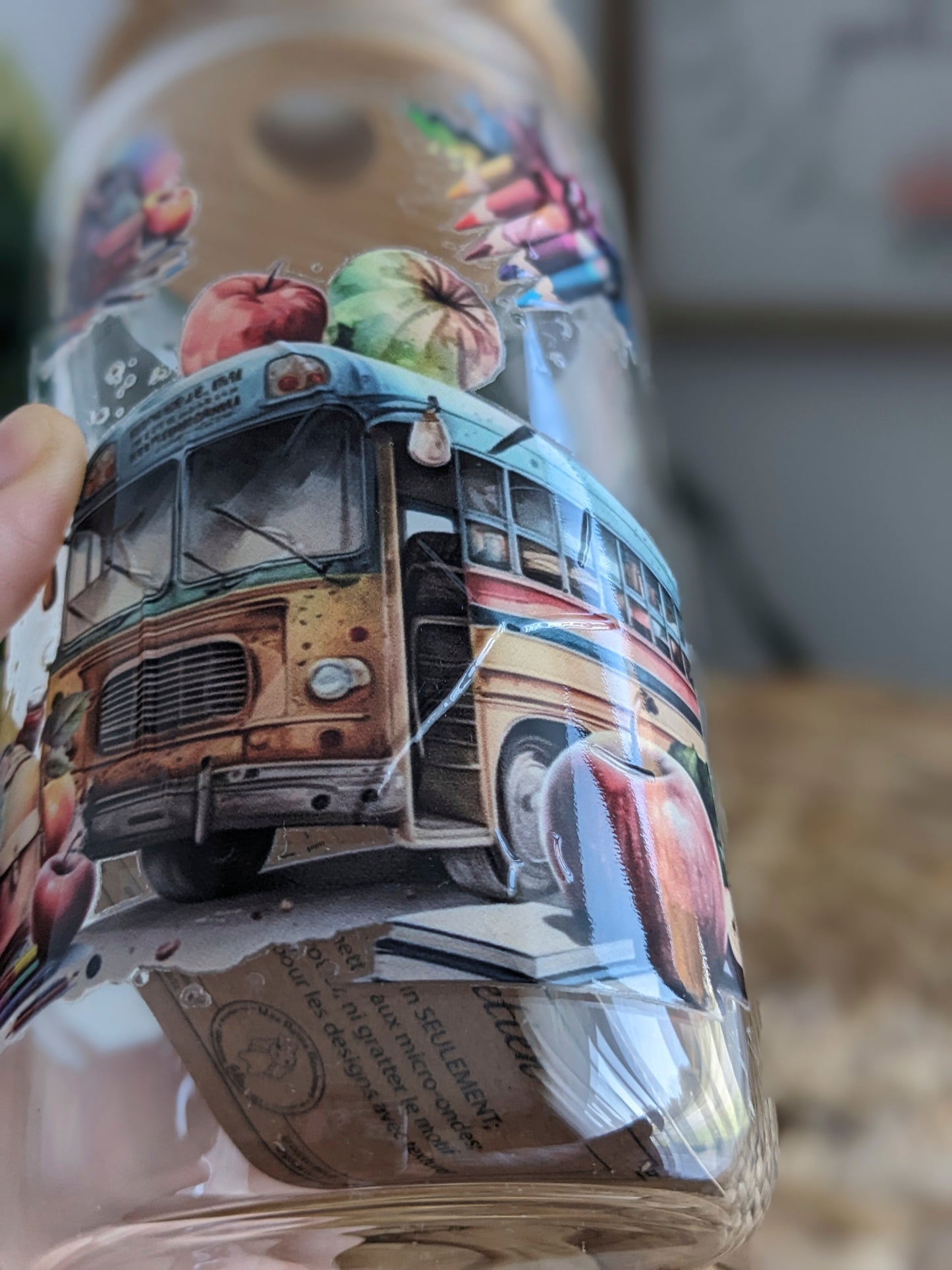 Verre Enseigne, Aime, Inspire PÀP IMPARFAIT