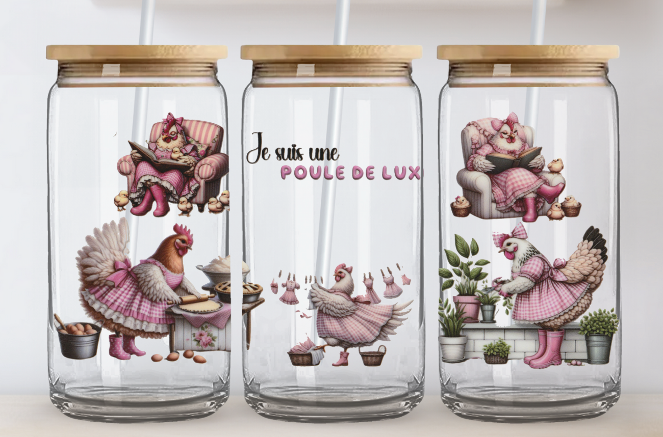 Verre Poule de luxe