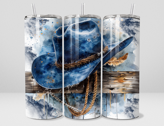 Blue Cowboy Hat
