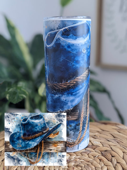 Gobelet 20 oz Cowboy Bleu PÀP
