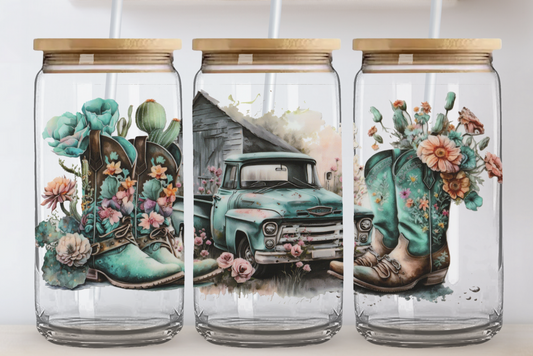 Verre Blue Country