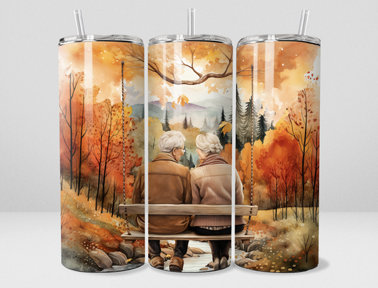 Couple d'automne
