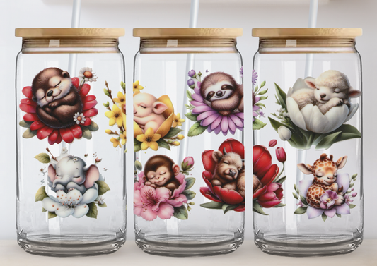 Verre Baby Flower Animals