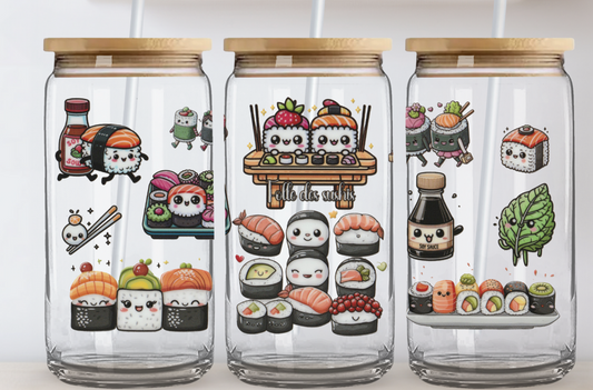Verre Folle des sushis
