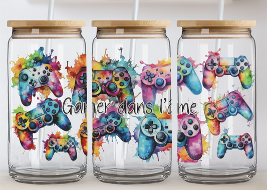Verre Gamer dans l'âme