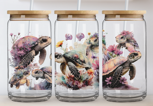 Verre Pink Turtle