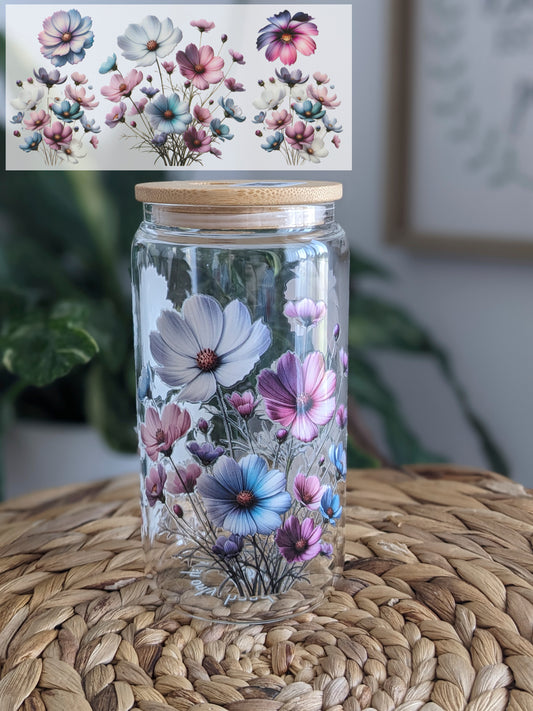 Verre Fleurs PÀP